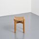 Early Méribel stool by Charlotte Perriand, circa 1955