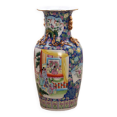 Vieux vase chinois peint à la main, 1920