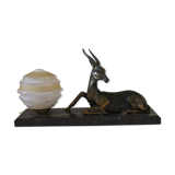 Art Deco table lamp antilope biche