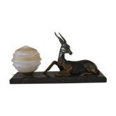 Veilleuse Art Déco forme d'antilope biche