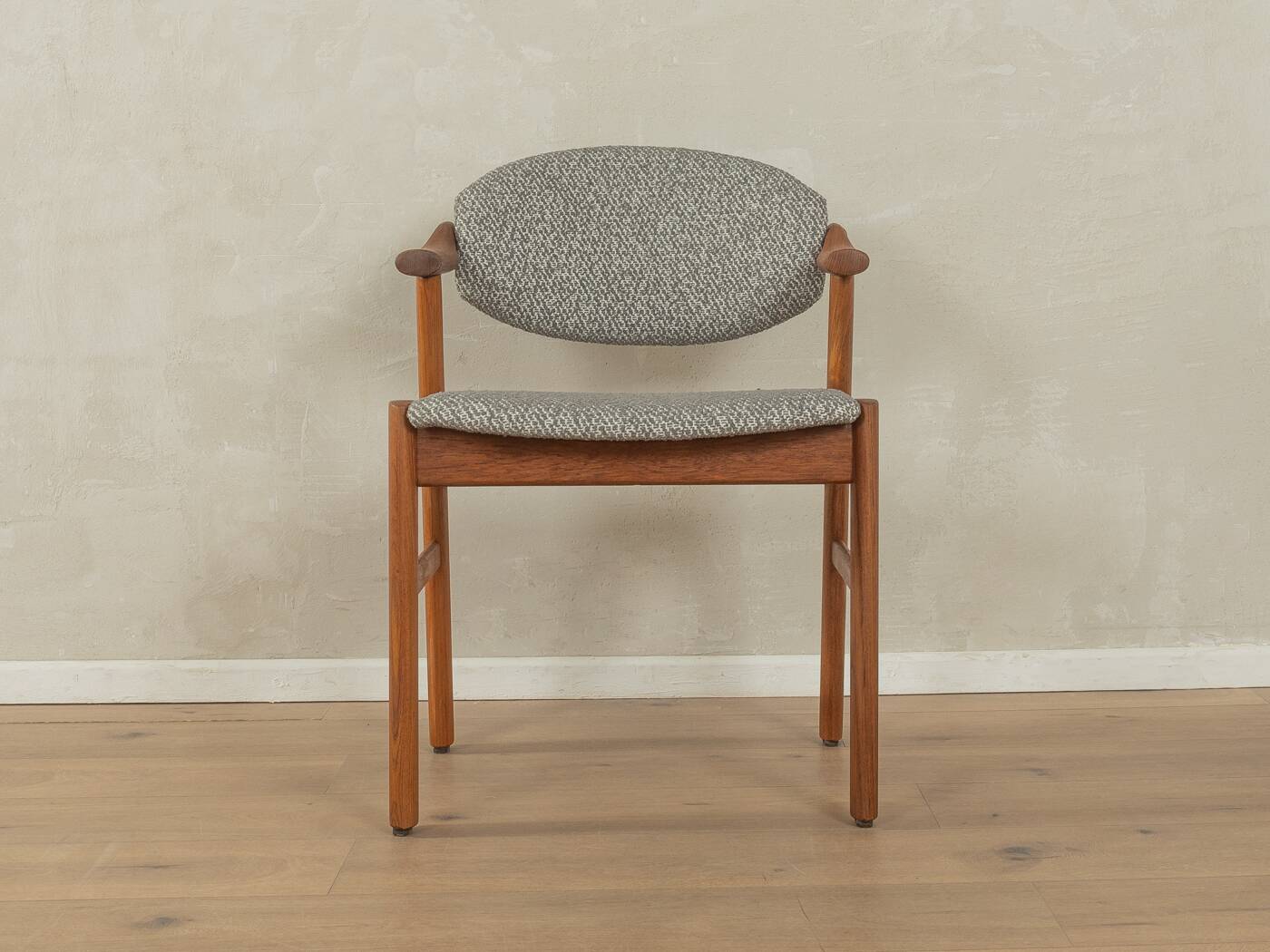 Classic desk chair by Schou Andersen from the 1960s with a teak wood frame