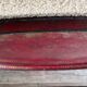 Large Red Lacquered Sheet Metal Serving Tray. Empire Period.