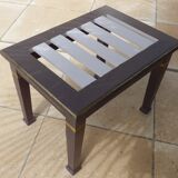 Coffee table or end of sofa style with brass chopsticks TOTALLY