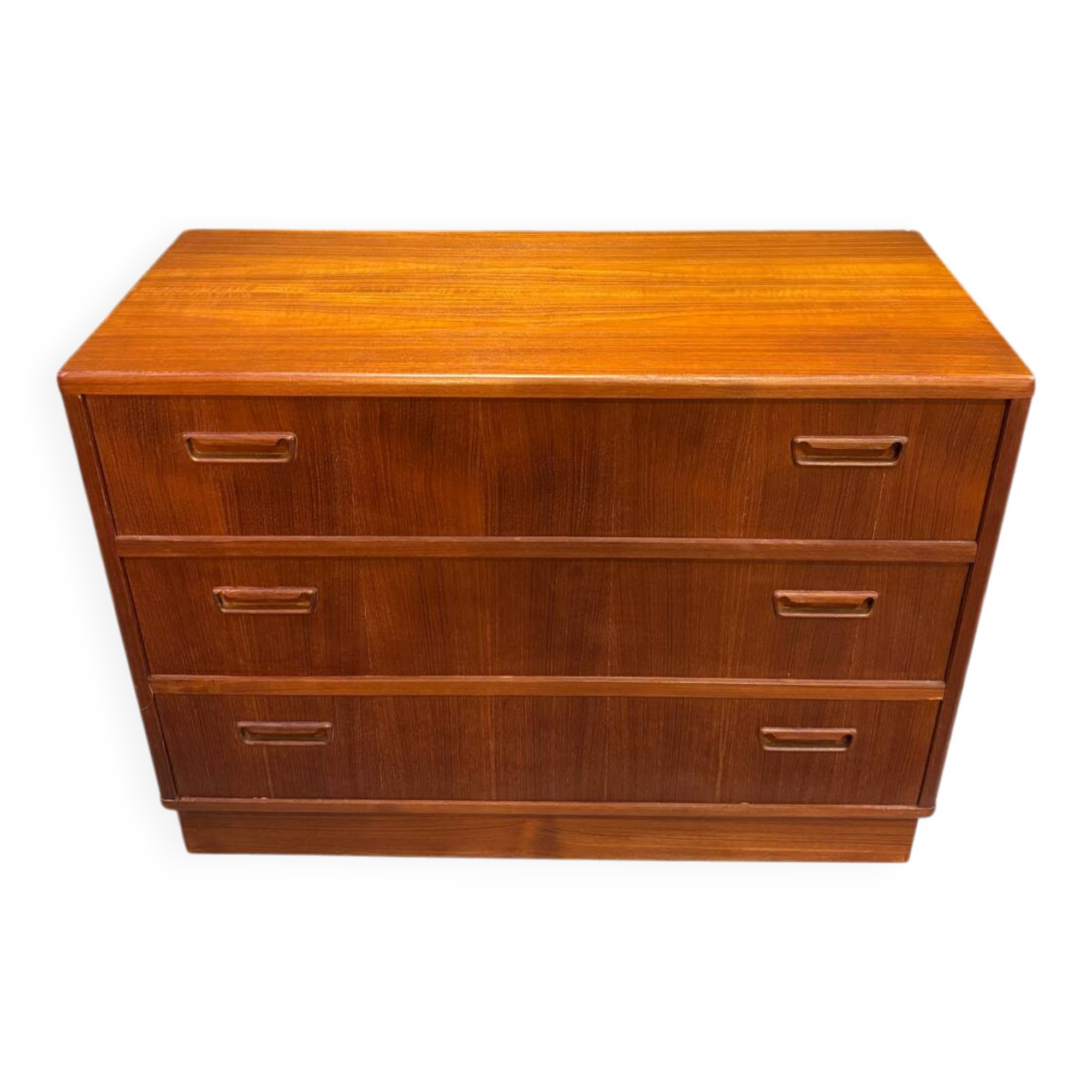 Scandinavian chest of drawers with 3 drawers, 1970s