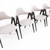 Four Compass dining chairs by Kai Kristiansen Denmark 1960s