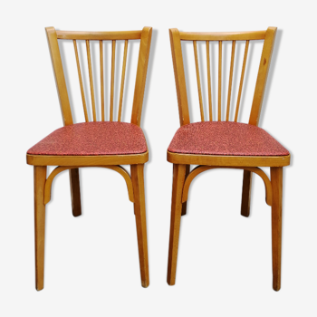 Paire de chaises de bistrot Baumann