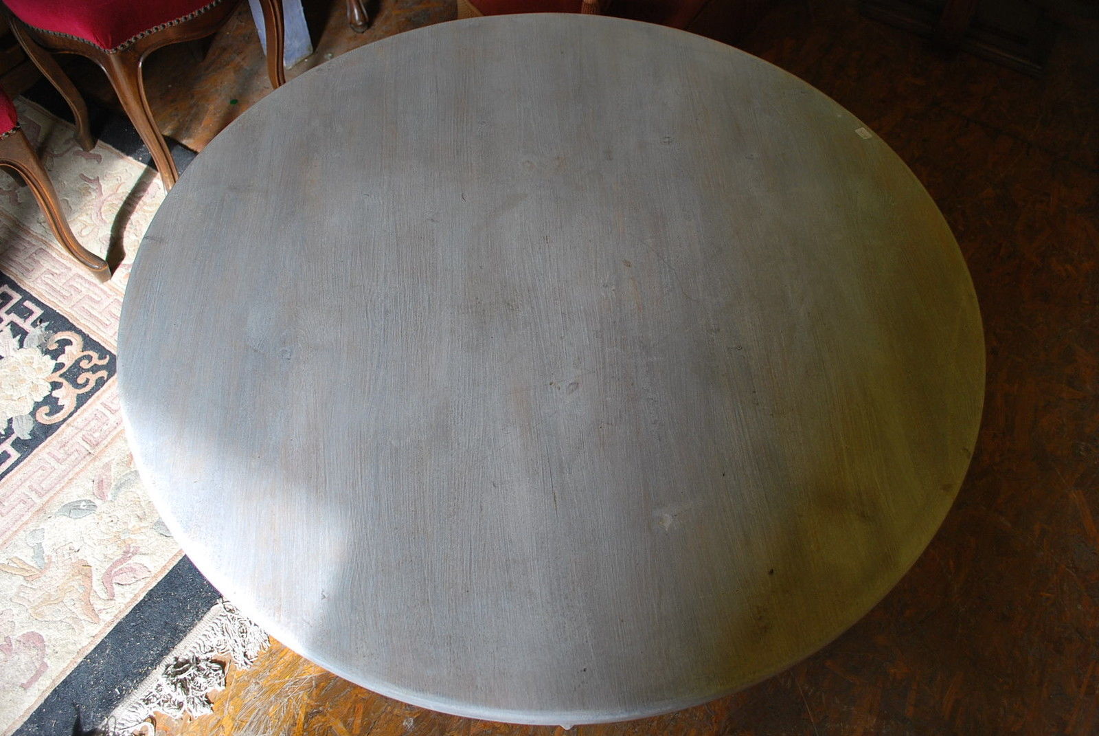 White patina coffee table