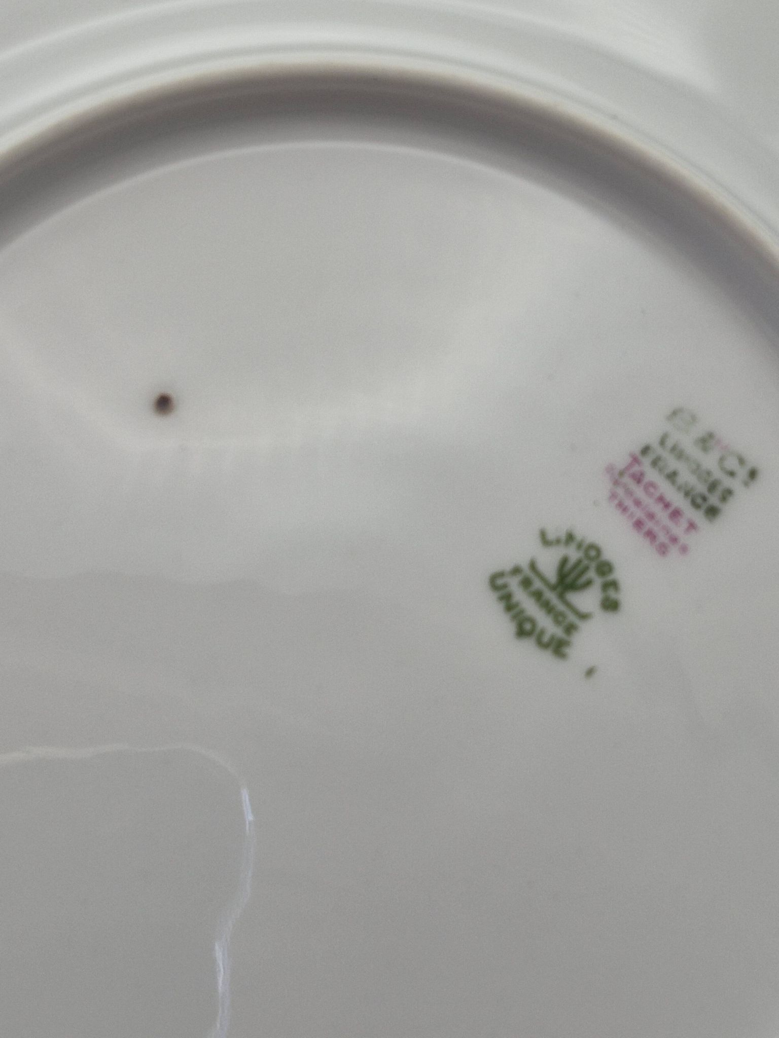 Set of 6 dessert plates Bernardaud Limoges – Art Deco – A714