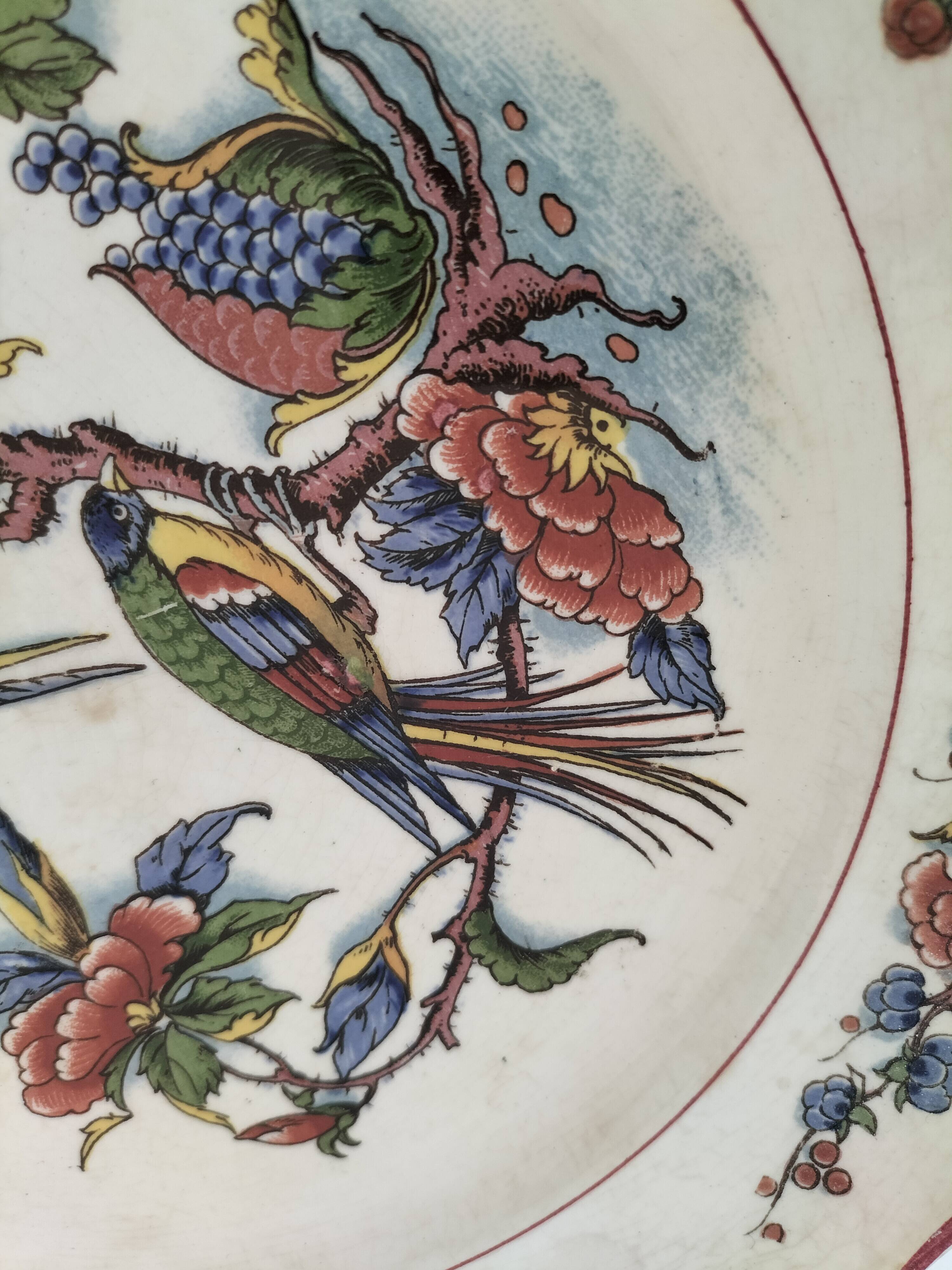 Assiette vintage Villeroy & Boch modèle Rouen