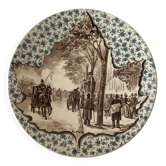 Decorative plate Sarreguemines - Plane tree