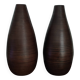 Pair of bamboo vases