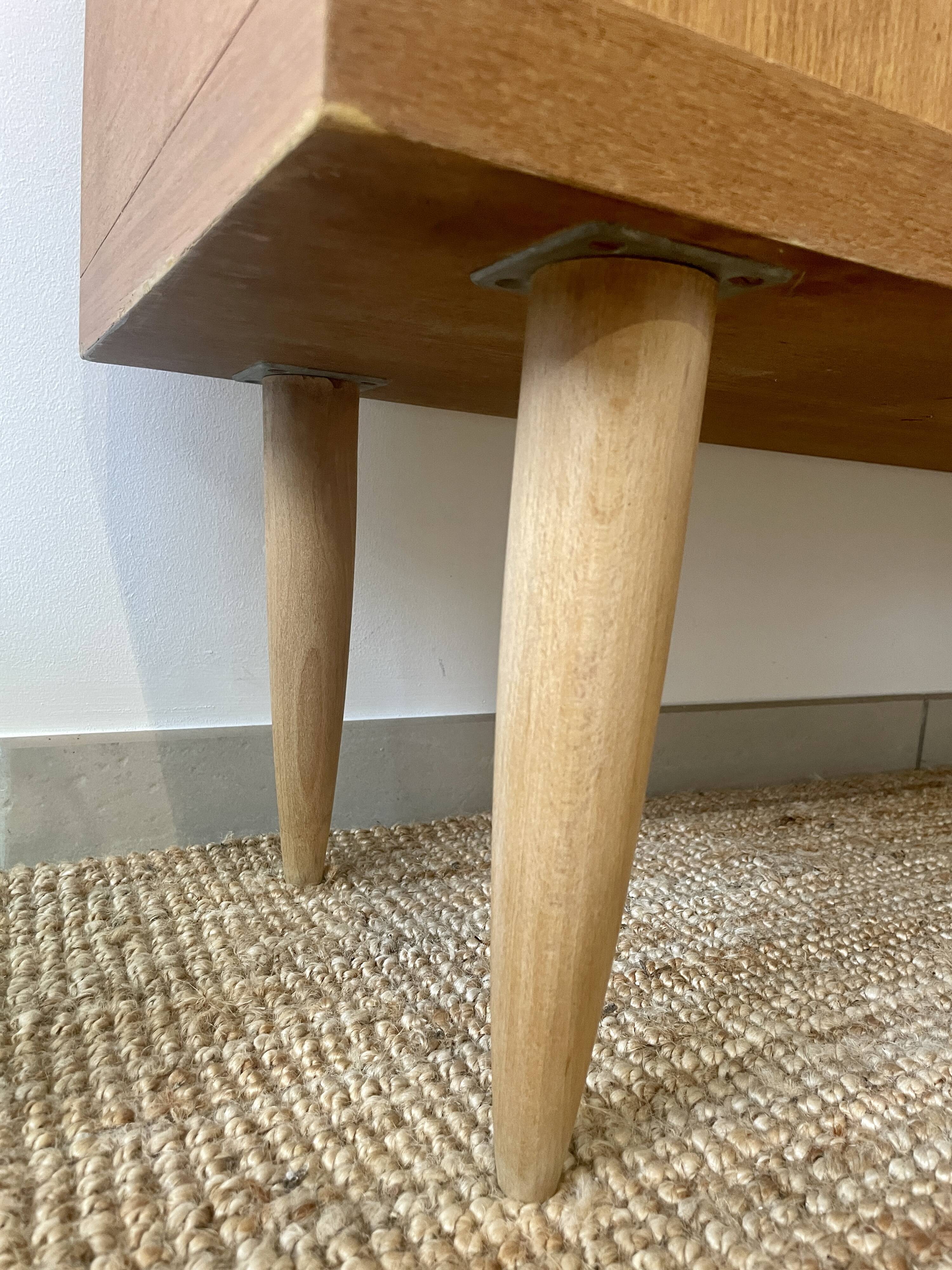 Vintage teak high sideboard