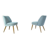 Mid-Century Club Chairs in Mohair by Wilhelm Knoll, 1950s, Set of 2