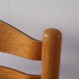 Pair of rustic straw chairs