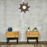 Pair of vintage bedside tables