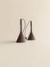 A pair of Aplomb concrete pendants by Lucidi & Pevere for Foscari.