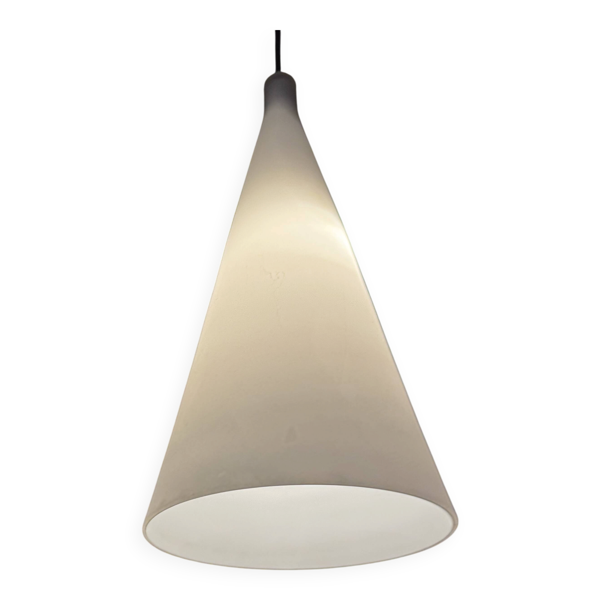 Lampe verre opalin de Vianne