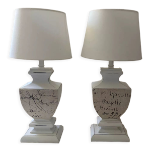 Paire de lampes