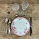 Lot de 6 assiettes porcelaine de Gien modèle "Pomponnette"