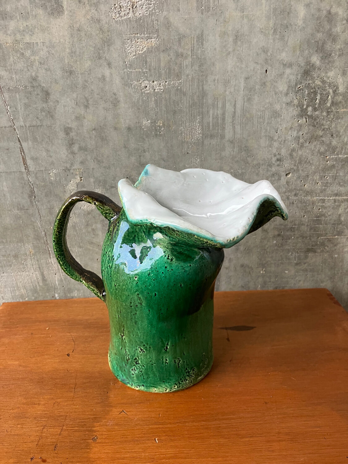 Vintage ceramic pitcher