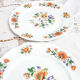 Table service in vintage earthenware Mills of Wolves "ORCHIES" 44 pieces