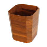 Danish teak wastepaper basket 1960