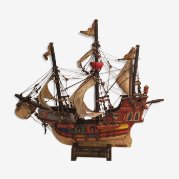 Maquette de collection bateau santa maria de c.colomb