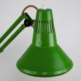 Adjustable achitect table lamps in orange and green by tep, 1970