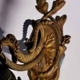 Antique bronze wall light