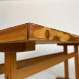 Vintage dining table pine AMA 70s shaker table