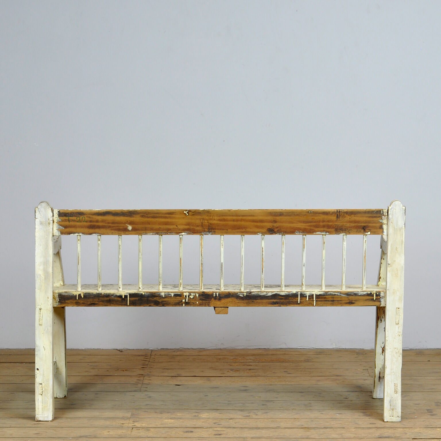 Antique Pine Bench, 1930s