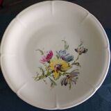 Plat rond avec déco floral
