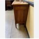 Antique Art Nouveau walnut sideboard, chest of drawers,