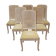 Suite of six chairs design 1980