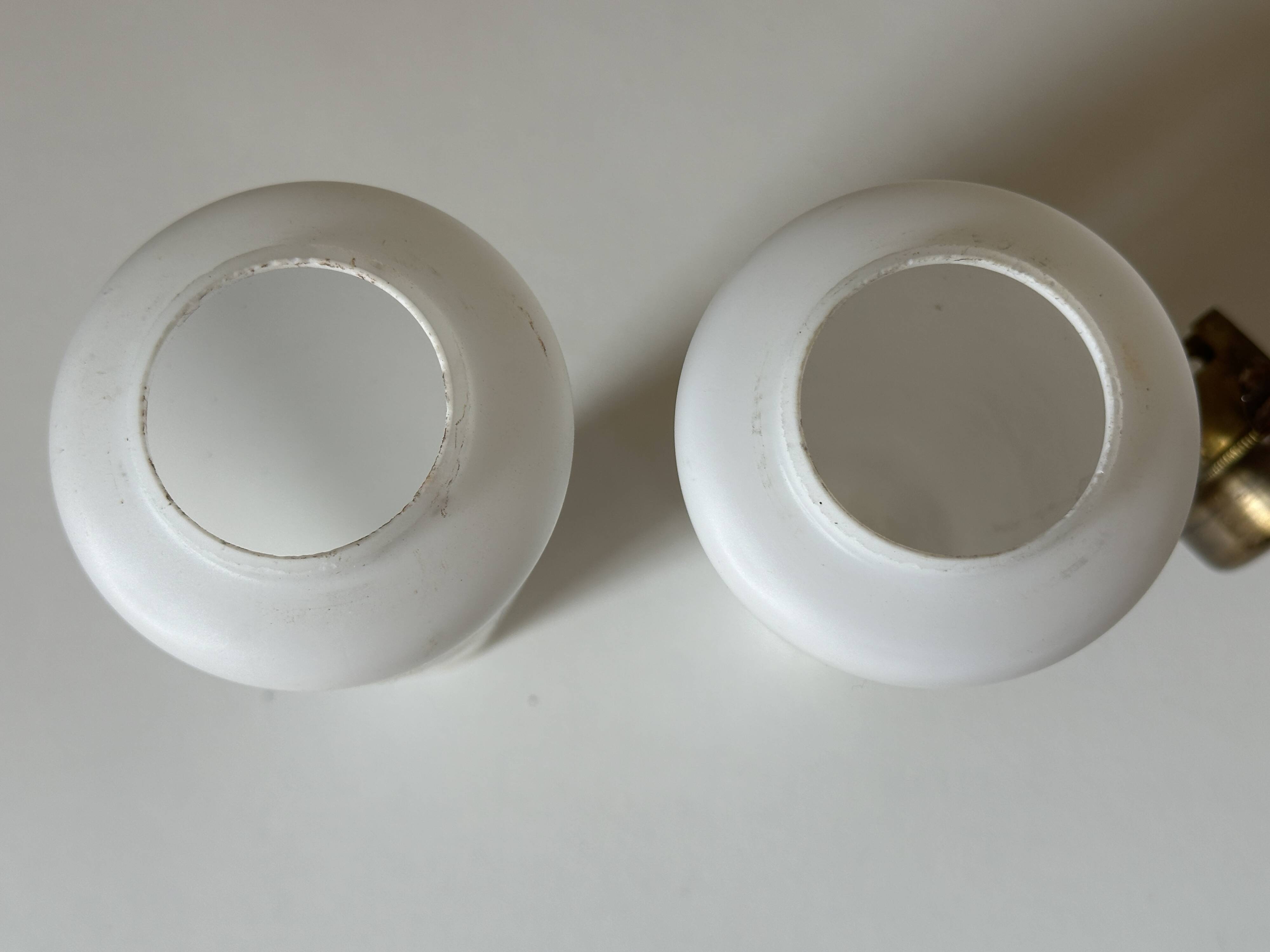 Vintage design solid brass wall light from the 60s