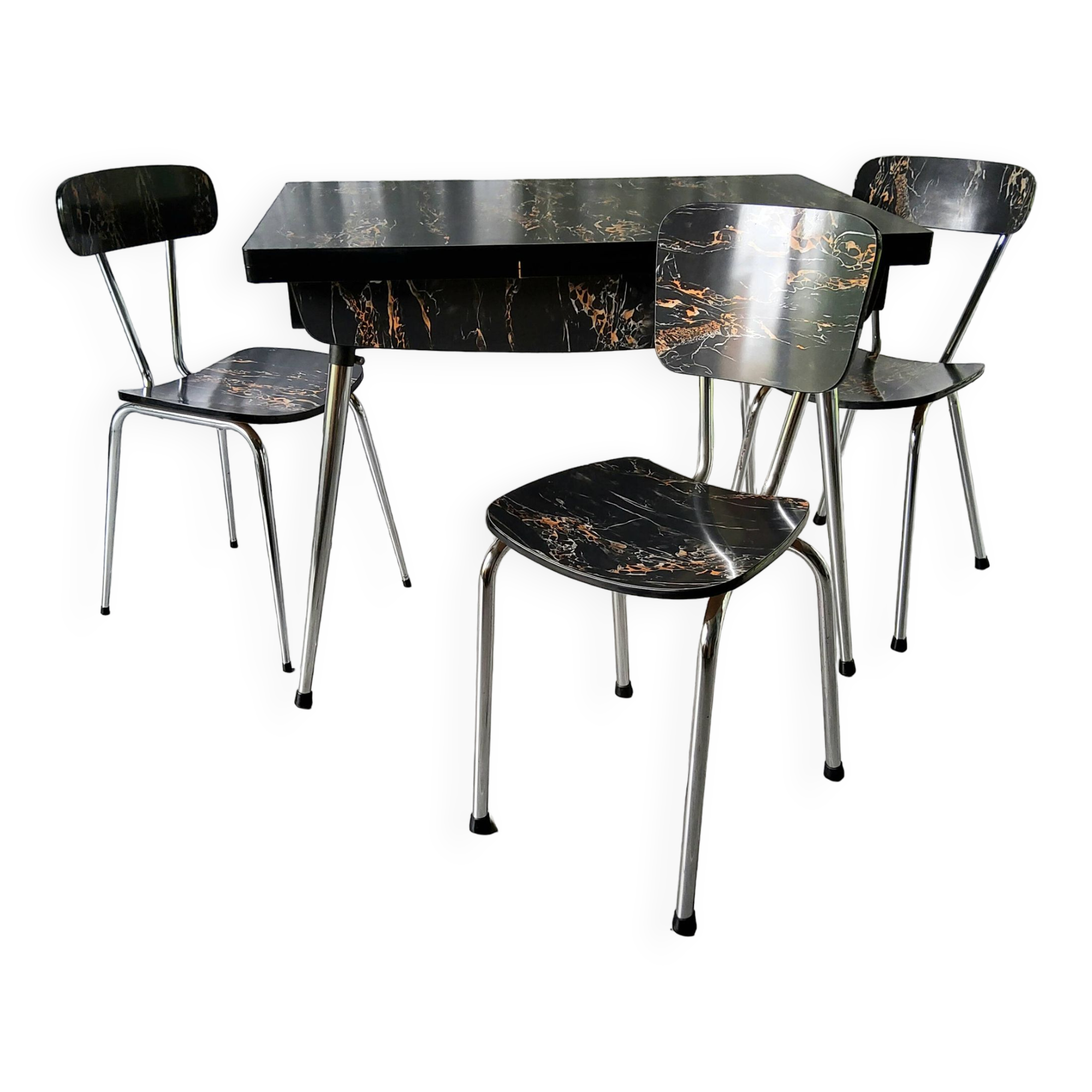 Ensemble en formica marbré