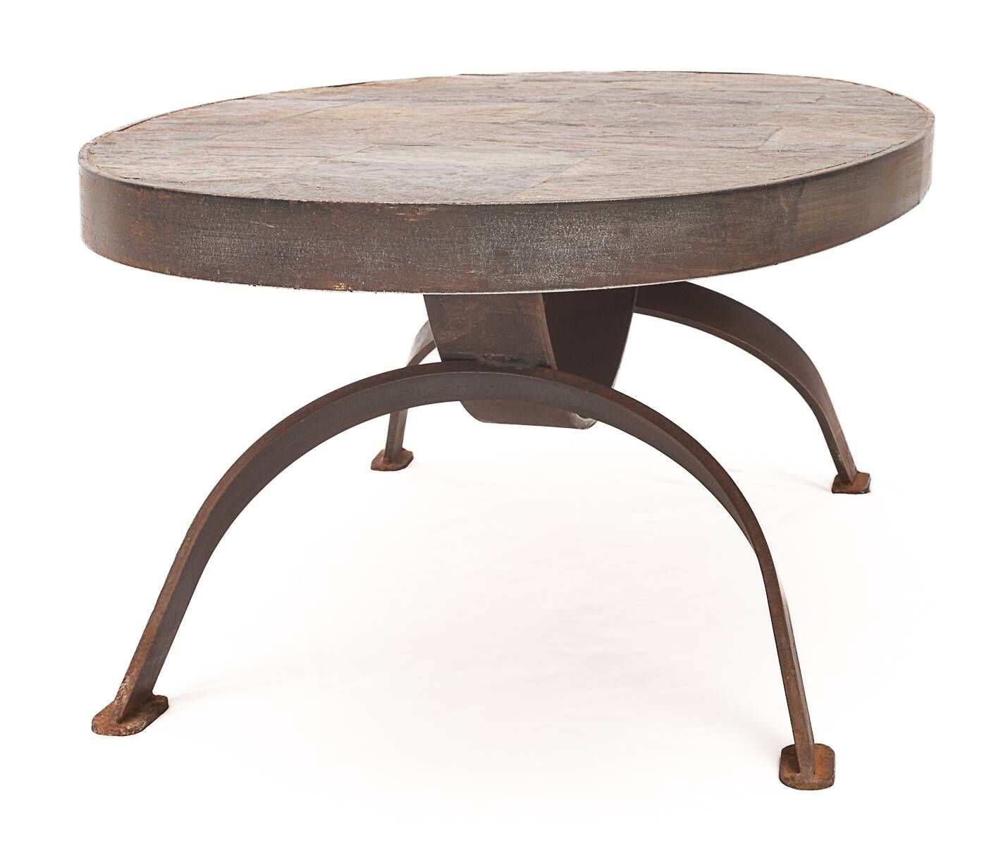 Paire de tables basses Brutalistes