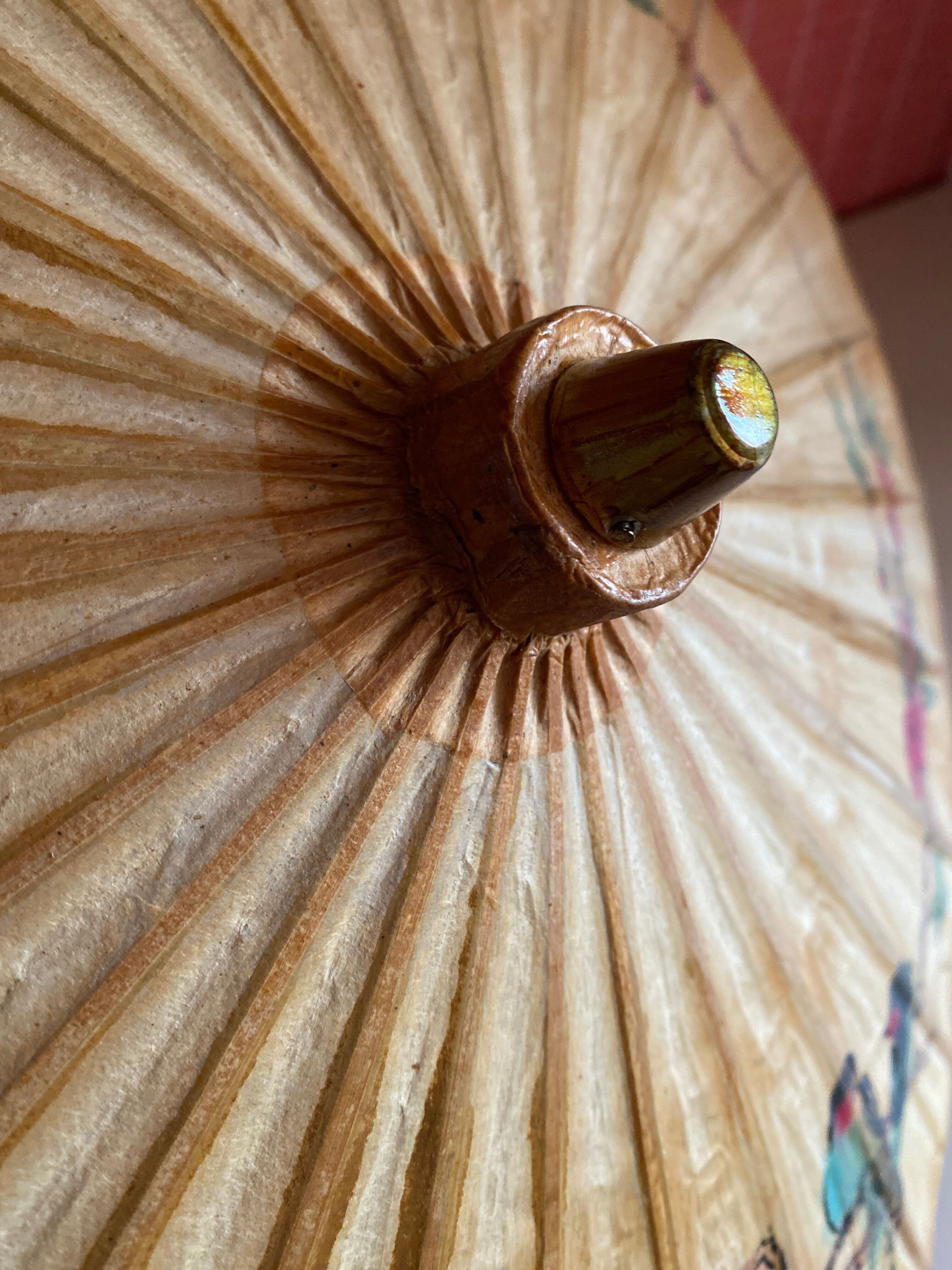 Vintage bamboo umbrella