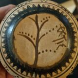 Greek ceramics in the shape of a pomegranate