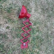 Vintage pantograph wall lamp 1950 red