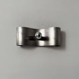 Applique vintage, métal brossé, France, 1970