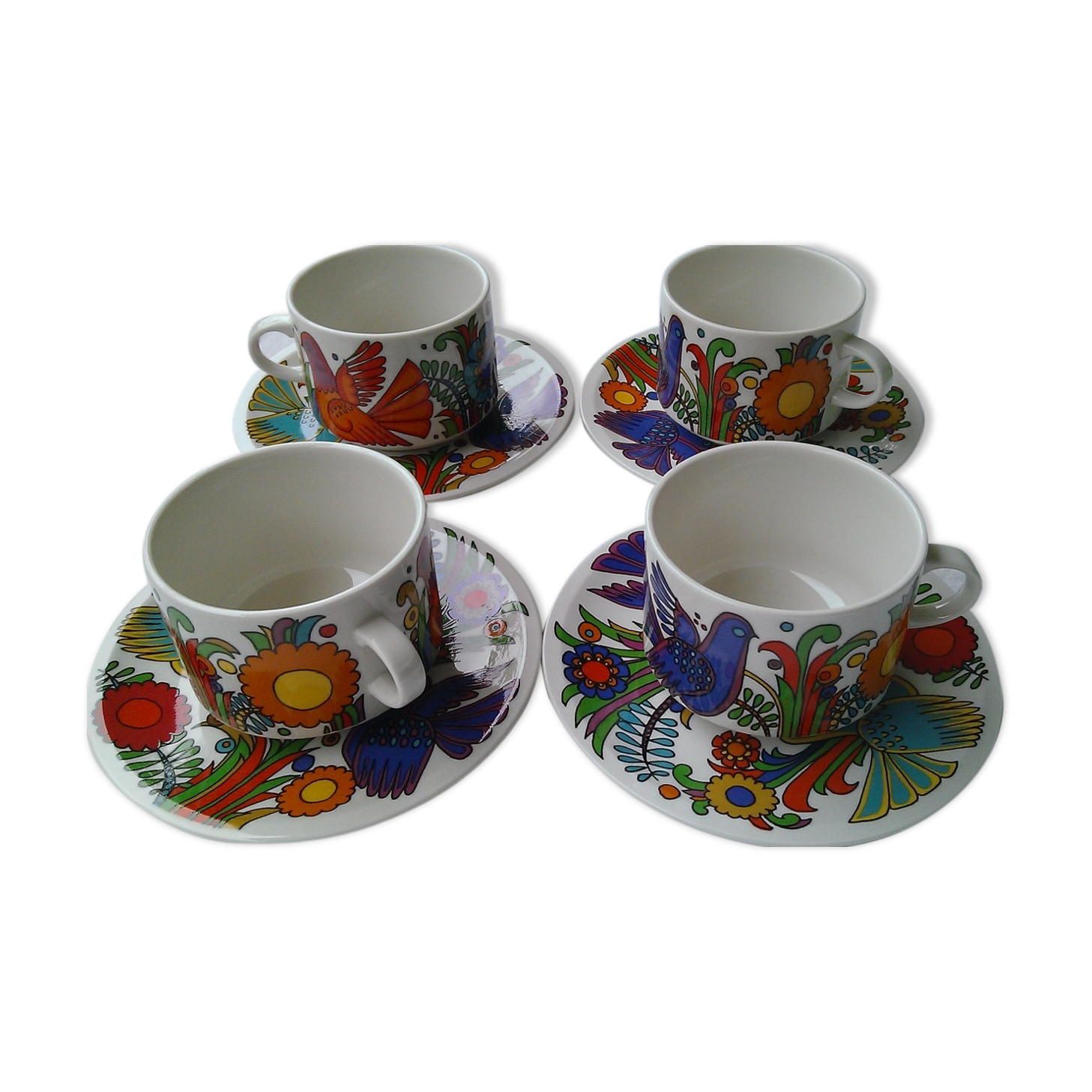 Set of 4 tea cups Acapulco Villeroy & Boch