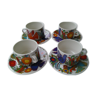 Set of 4 tea cups Acapulco Villeroy & Boch