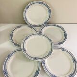 Flat plates earth of iron Sarreguemines