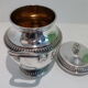 Sugar decoration silver metal shell