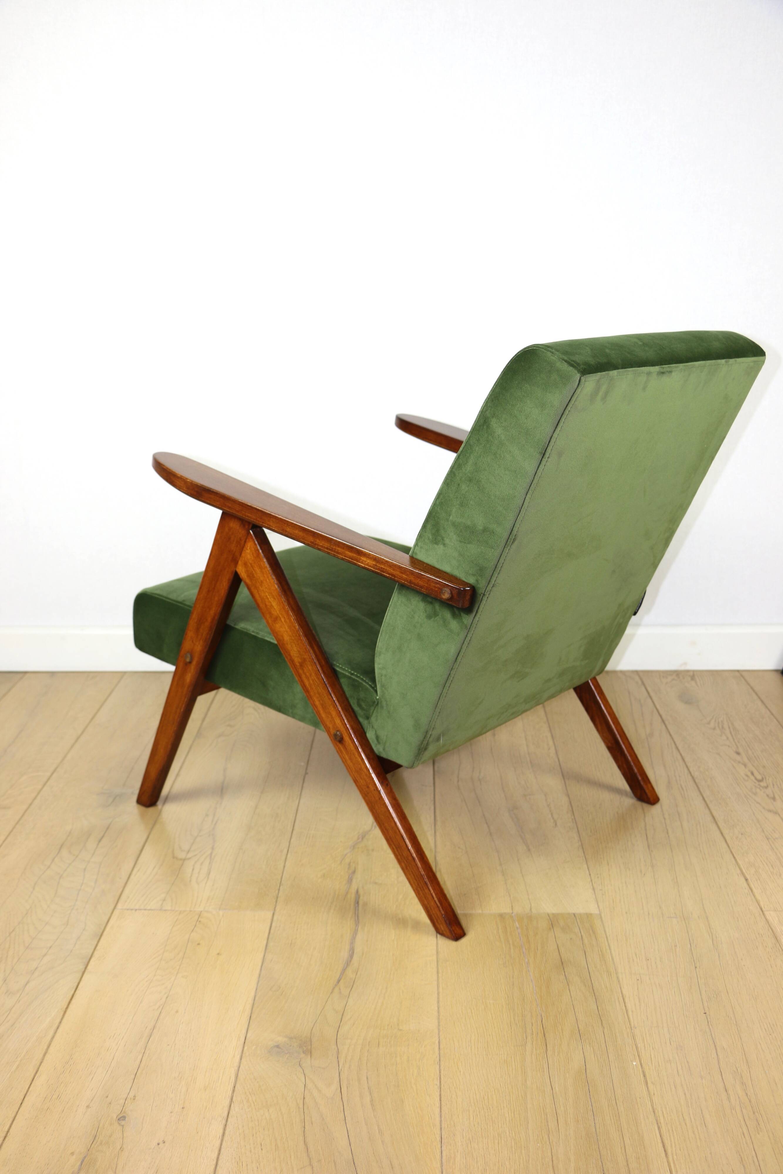 B-310 VAR armchair sea green olive velvet
