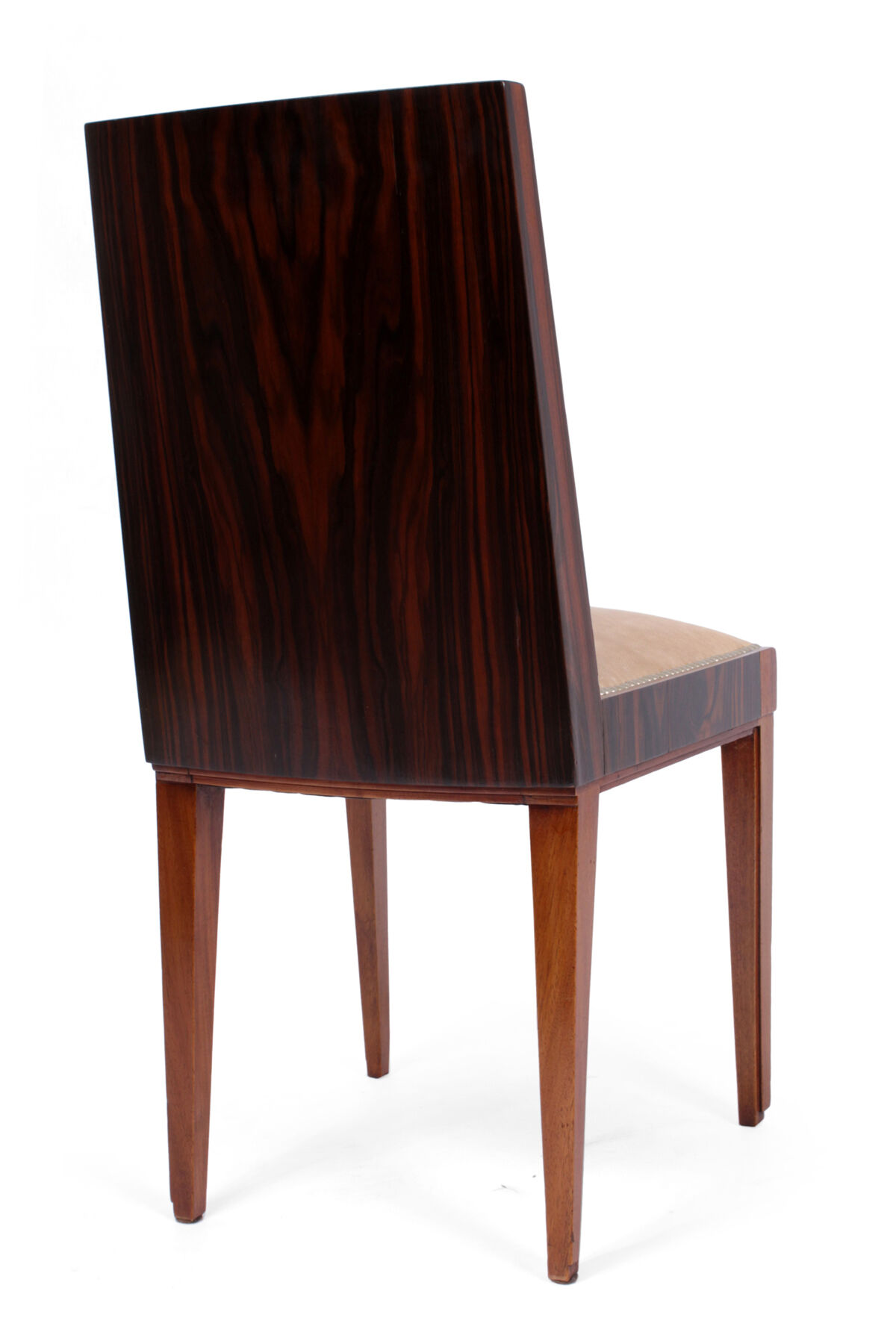 Art Deco macassar ebony dining chairs