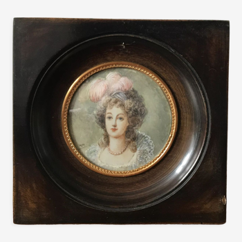 Tableau miniature portrait