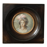 Portrait miniature painting