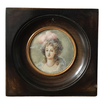 Tableau miniature portrait